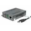 MetroBlazer Fast Ethernet MB1822 media converter, USB powered